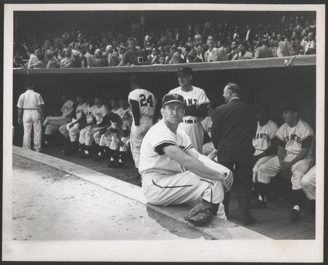 1952 New York Giants Dugout